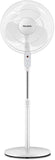 16'' Pedestal Remote Control, Oscillating Stand up Fan 7-Hour Timer, 3-Speed and Adjustable Height, PFS40A4BBB, Supreme 16"-Black
