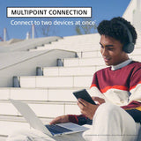 Wireless Headphones Bluetooth On-Ear Headset with Microphone, Black