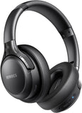 65H Playtime and 6 EQ Music Modes Wireless Headphones with Microphone, Hifi Stereo Foldable Lightweight Headset, Deep Bass for Home Office Cellphone PC