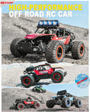 2WD High-Speed Remote Control Off-Road Car with Dual Rechargeable Batteries for All Terrains - Ideal for Kids and Adults