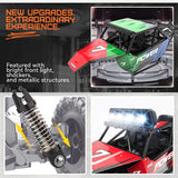 2WD High-Speed Remote Control Off-Road Car with Dual Rechargeable Batteries for All Terrains - Ideal for Kids and Adults