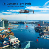 4K UHD Drone, GPS, 30-Min Flight, Foldable Mini Drone, Brushless Motors, FPV, Wi-Fi, RC Quadcopter for Kids & Adults, Beginners & Enthusiasts, Carrying Case, Black