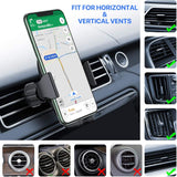 Air Vent Cell Phone Car Mount, Hands Free Universal Automobile Cradle Fit for Iphone Android and All Smartphones, Classic Black