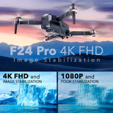 4K UHD Drone, GPS, 30-Min Flight, Foldable Mini Drone, Brushless Motors, FPV, Wi-Fi, RC Quadcopter for Kids & Adults, Beginners & Enthusiasts, Carrying Case, Black