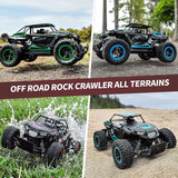 RC Off-Road Vehicle - 20 Km/H 2WD All-Terrain Electric Truck with Dual Rechargeable Batteries for All Ages