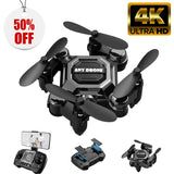 Foldable FPV Drone for Kid and Adults, 4K Drone RC Quadcopter with 3D Flips, Altitude Hold, 50X Zoom, Headless Mode, APP Control-(Upgrade2025)