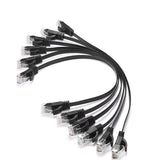 Ethernet Cable 20 Ft, Outdoor&Indoor, 10Gbps Support Cat7 Network, Slim Long Flat Internet LAN Patch Cord, Cat6 Solid High Speed Weatherproof Cable for Router, Modem, PS4/5, Xbox, Gaming, White