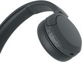 Wireless Headphones Bluetooth On-Ear Headset with Microphone, Black