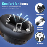 65H Playtime and 6 EQ Music Modes Wireless Headphones with Microphone, Hifi Stereo Foldable Lightweight Headset, Deep Bass for Home Office Cellphone PC
