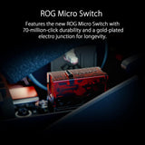 Wireless Gaming Mouse with Magnetic Charging Stand, 12 Programmable Buttons, 19,000 DPI, Push-Fit Hot Swap Switch Sockets, ROG Micro Switches, Paracord, and Aura RGB Lighting - Black