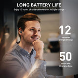 Wireless Earbuds Bluetooth 5.3 Headphones, Ergonomic Design In-Ear Headset, 50Hrs Playtime with Wireless Charging Case, APP EQ Customisable, Waterproof, 2024 Version
