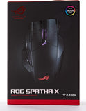 Wireless Gaming Mouse with Magnetic Charging Stand, 12 Programmable Buttons, 19,000 DPI, Push-Fit Hot Swap Switch Sockets, ROG Micro Switches, Paracord, and Aura RGB Lighting - Black
