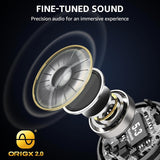 Wireless Earbuds Bluetooth 5.3 Headphones, Ergonomic Design In-Ear Headset, 50Hrs Playtime with Wireless Charging Case, APP EQ Customisable, Waterproof, 2024 Version