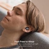 Wireless Earbuds Bluetooth 5.3 in Ear Light-Weight Headphones Built-In Microphone, IPX5 Waterproof, Immersive Premium Sound Long Distance Connection Headset with Charging Case, Black