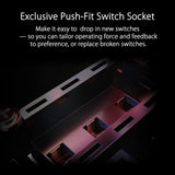 Wireless Gaming Mouse with Magnetic Charging Stand, 12 Programmable Buttons, 19,000 DPI, Push-Fit Hot Swap Switch Sockets, ROG Micro Switches, Paracord, and Aura RGB Lighting - Black