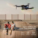 4K Camera Lightweight, Foldable Quadcopter with 60 Minutes Flight Time, Dual Batteries, 5GHz Transmission, GPS Auto Return, and Brushless Motor for Beginners and Adults