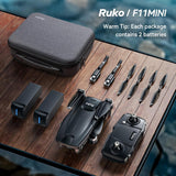 4K Camera Lightweight, Foldable Quadcopter with 60 Minutes Flight Time, Dual Batteries, 5GHz Transmission, GPS Auto Return, and Brushless Motor for Beginners and Adults