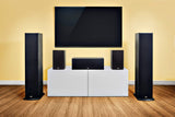 Home Theater Bookshelf Speakers – Hi-Res Audio with Deep Bass Response, Dolby and DTS Surround, Wall-Mountable, Pair, Black, 6.5 X 7.25 X 10.63 Inches