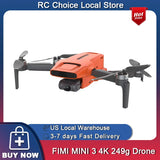 Mini 3 4K GPS Drone with 3-Axis Gimbal, 249g, 4K/60FPS, 48MP Camera, 9KM Transmission, 64-Min Flight Time, Enhanced Night Video, Auto Return Feature