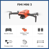 Mini 3 4K GPS Drone with 3-Axis Gimbal, 249g, 4K/60FPS, 48MP Camera, 9KM Transmission, 64-Min Flight Time, Enhanced Night Video, Auto Return Feature