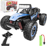 2WD High-Speed Remote Control Off-Road Car with Dual Rechargeable Batteries for All Terrains - Ideal for Kids and Adults