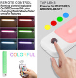 LED Color Light Bar with Battery Operated,Dimmable Night Lighting, Stick on Light Bar Mulit-Color Changing for Closet,Stair,Shelf, under Cabinet