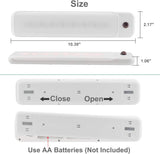 LED Color Light Bar with Battery Operated,Dimmable Night Lighting, Stick on Light Bar Mulit-Color Changing for Closet,Stair,Shelf, under Cabinet