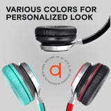 Wired Headphones with Mic & Volume Control β Noise Isolating Computer Headphones Wired, On-Ear Headphones with Wire, Plug in Headphones for Laptop
