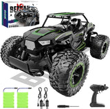 RC Off-Road Vehicle - 20 Km/H 2WD All-Terrain Electric Truck with Dual Rechargeable Batteries for All Ages