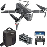4K UHD Drone, GPS, 30-Min Flight, Foldable Mini Drone, Brushless Motors, FPV, Wi-Fi, RC Quadcopter for Kids & Adults, Beginners & Enthusiasts, Carrying Case, Black