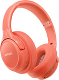 65H Playtime and 6 EQ Music Modes Wireless Headphones with Microphone, Hifi Stereo Foldable Lightweight Headset, Deep Bass for Home Office Cellphone PC