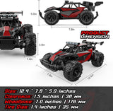 High-Speed RC Monster Truck, 1:12 Scale Off-Road RC Vehicle with LED Headlights and Rechargeable Battery, Ideal Gift for Adults and Boys Ages 8-12