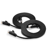 Ethernet Cable 20 Ft, Outdoor&Indoor, 10Gbps Support Cat7 Network, Slim Long Flat Internet LAN Patch Cord, Cat6 Solid High Speed Weatherproof Cable for Router, Modem, PS4/5, Xbox, Gaming, White