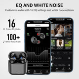 Wireless Earbuds Bluetooth 5.3 Headphones, Ergonomic Design In-Ear Headset, 50Hrs Playtime with Wireless Charging Case, APP EQ Customisable, Waterproof, 2024 Version