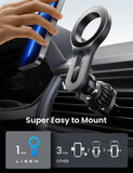 Ultra Magnetic Long Arm 2024 New Car Phone Holder Vent, Car Accessories Fit for Iphone 15 Pro plus Max 14 13 12 Mini Men Women
