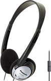 Lightweight over the Ear Wired Headphones with Clear Sound and XBS for Extra Bass, Long Cord, 3.5Mm Jack for Phones and Laptops(Black)