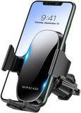 Air Vent Cell Phone Car Mount, Hands Free Universal Automobile Cradle Fit for Iphone Android and All Smartphones, Classic Black