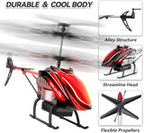 Remote Control Helicopter for Kids - 30 Minutes Flight Time (2 Batteries), 7+1 LED Light Modes, Altitude Hold Feature, Ideal RC Toy for Boys and Girls