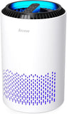 MK01 Air Purifier for Home and Office - Effective Smoke, Pollen, Dander, and Odor Removal with Sleep Mode and Speed Control - White (California Compliant)