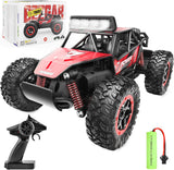 2WD High-Speed Remote Control Off-Road Car with Dual Rechargeable Batteries for All Terrains - Ideal for Kids and Adults