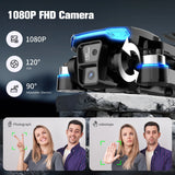 4K Professional Dual Camera 6CH Foldable Drone Obstacle Avoidance RC Quadcopter Helicopter