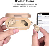 5.3 Wireless Earbuds with Wireless Charging Case IPX8 Waterproof Stereo Headphones in Ear Built in Mic Headset Premium Sound with Deep Bass for Sport Khaki
