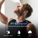 Wireless Earbuds, Bluetooth 5.1 Headphones with Mic, IP7 Waterproof Ear Hooks