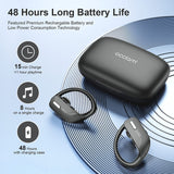 Wireless Earbuds Bluetooth Headphones 48H Play Back Earphones in Ear Waterproof with Microphone LED Display for Sports Running Workout Black