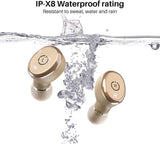 5.3 Wireless Earbuds with Wireless Charging Case IPX8 Waterproof Stereo Headphones in Ear Built in Mic Headset Premium Sound with Deep Bass for Sport Khaki