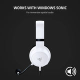 Wired Headset for Xbox Series X|S, Xbox One, PC, Mac & Mobile Devices: Triforce 50Mm Drivers - Hyperclear Cardioid Mic - Flowknit Memory Foam Ear Cushions - On-Headset Controls - White