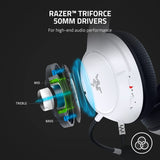 Wired Headset for Xbox Series X|S, Xbox One, PC, Mac & Mobile Devices: Triforce 50Mm Drivers - Hyperclear Cardioid Mic - Flowknit Memory Foam Ear Cushions - On-Headset Controls - White