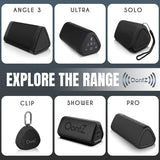 Bluetooth Portable Speaker, Compact Size, Surprisingly Loud Volume & Bass, 100 Foot Wireless Range, IPX5, Perfect Travel Speaker, Bluetooth Speakers by Cambridge Sound Works (Black)