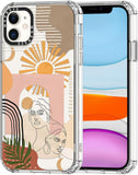 Case for Iphone 13 Pro, [Buffertech 6.6Ft Military-Grade Drop Protection] [Anti Peel off Tech] Clear TPU Bumper Phone Case Cover Design - Colorful Paw