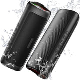 Bluetooth Speaker with HD Sound, Portable Wireless, IPX5 Waterproof, up to 24H Playtime, TWS Pairing, BT5.3, for Home/Party/Outdoor/Beach, Electronic Gadgets(Black)